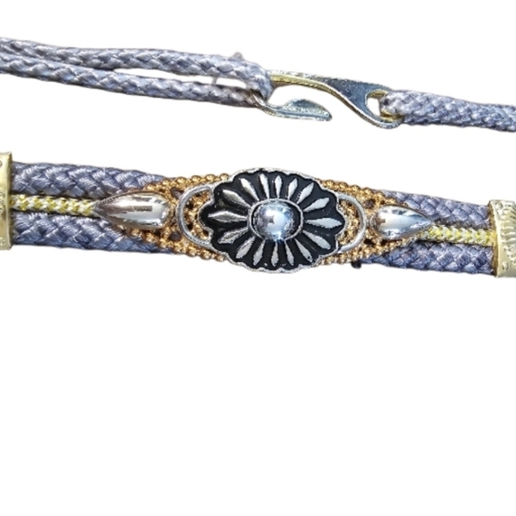 Vintage Belt made from comfortable braided rope with a boho vibe - Picture 4 of 7